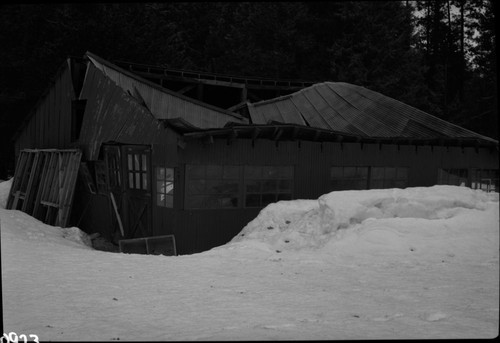 Record Heavy Snows, Damage to structures at Cedar Grove