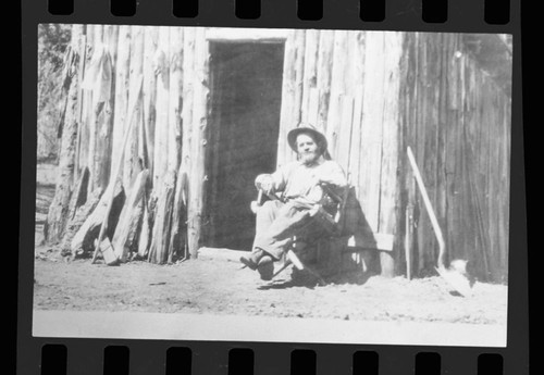 Historic Individuals, Buildings and Utilities, Shorty Lovelace, Cedar Grove cabin