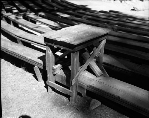 Buildings and Utilities, Old Lodgepole Amphitheater, Projection Stand