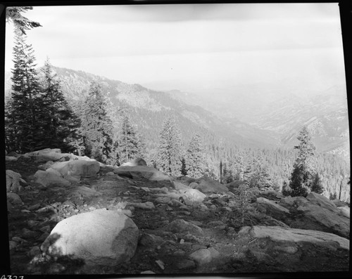 Air Pollution. South Fork Kaweah River Canyon