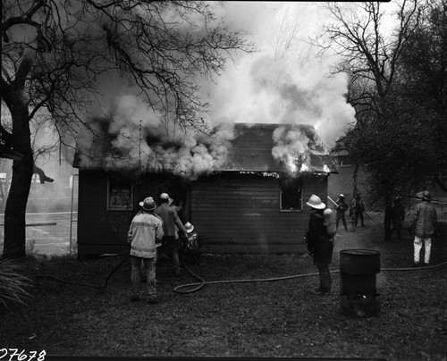 Training Actvties, Structural Fire Training, "Whiskey Row" Ranger Activities