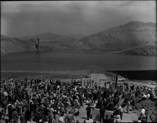 R.A. Grom, Terminus Dam, Tulare Co. Dedications and Ceremonies, Dedication of Terminus Dam. 620518