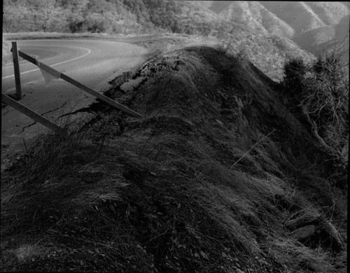 Floods and Storm Damage, Storm damage to highway