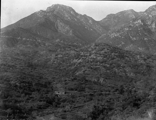 Foothills below Buckeye, Ridges, flume, Shepherds Saddle Road, Ash Peaks Ridge and foothills