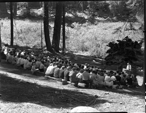 Misc. Groups, Religious Services, Church of the Sequoias. Misc. Visitor Activities