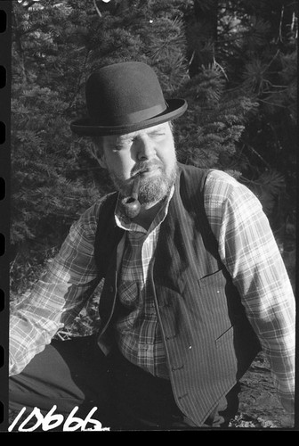 Interpretive Activities, NPS Individuals. Living History Characterization of a Kaweah Colonist. Portrayed by Ranger-Naturalist Vaugh Folkman