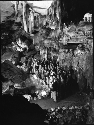 Interpretive Activities, Crystal Cave Tour. Crystal Cave Interior Formations