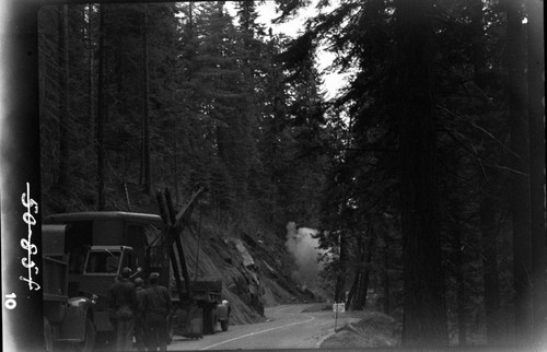 Wayne Alcorn, 5001121, Generals Highway, Grant Grove area, KCNP, Flood and Storm Damage, washout near the "Wye"