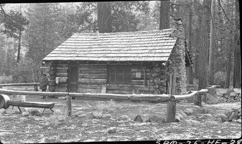 Ranger Stations, Kern Canyon Ranger Station (rear view)