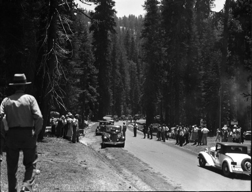 Dedications and Ceremonies, Caravan arriving Stoney Creek. Vehicular Use