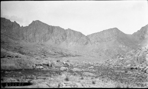 Trail routes, Foresters Pass from south John Muir Trail change, 300000