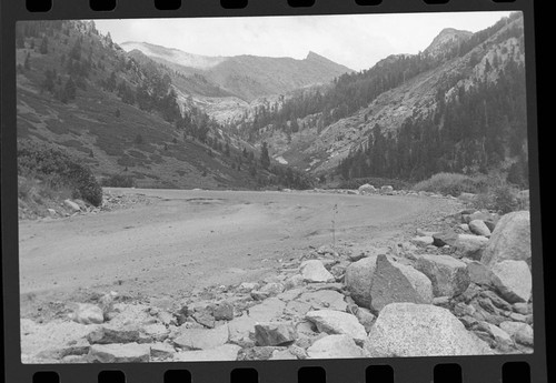 Roads, Floods and Storm Damage. Mineral King Road showing damage from several winters without summer repairs