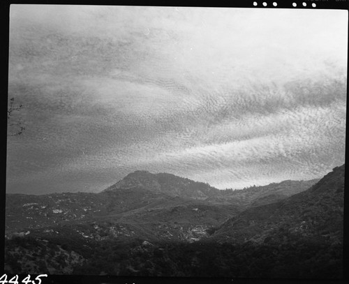 Clouds, Buttermilk Skies over Milk Ranch Peak — Calisphere