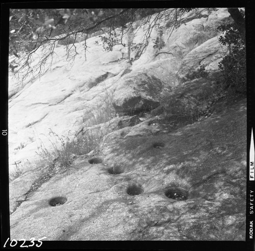 Archaeology, Bedrock Mortars near Potwisha