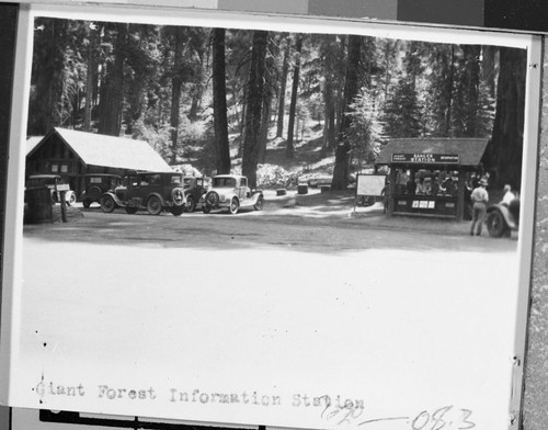 Ranger Stations, Giant Forest Ranger Station. Vehicular Use