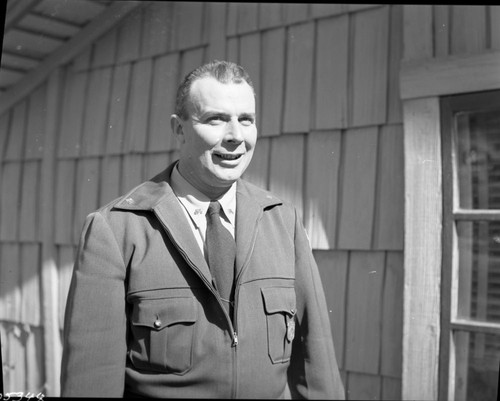 NPS Individuals, Jack Anderson, Giant Forest District Ranger just before his transfer to Glacier Park