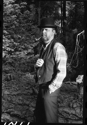 Interpretive Activities, NPS Individuals. Living History Characterization of a Kaweah Colonist. Portrayed by Ranger-Naturalist Vaugh Folkman