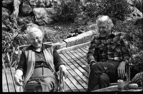 Historic Individuals, Mr. and Mrs. Forest Clingan at their home in Clingan's Junction (founded by Forest's father)