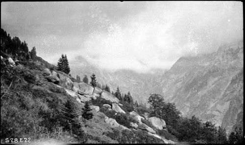 High Sierra Trail Investigation, east toward Lone Pine Meadow 8300