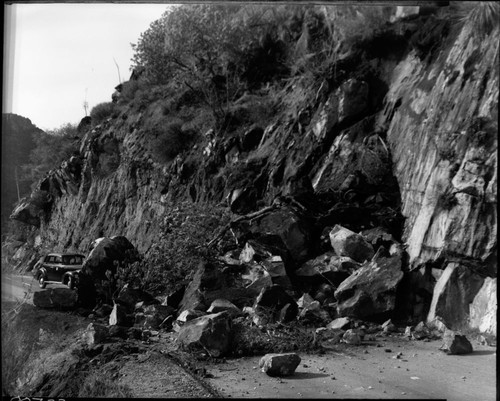 Floods and Storm Damage, Rock slide