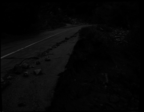 Floods and Storm Damage, Road damage after flood of 12/23/55