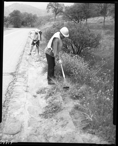 Misc. Visitor Activities, Boy Scouts doing roadside cleanup. Maintenance Activities From Explorer Post 536 S. Fran