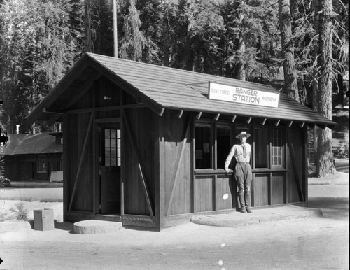 Ranger Stations, newly completed ranger station