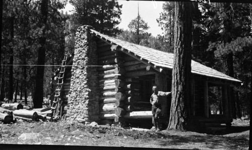 Ranger Stations, newly completed Kern Ranger Station with Col. John R. White