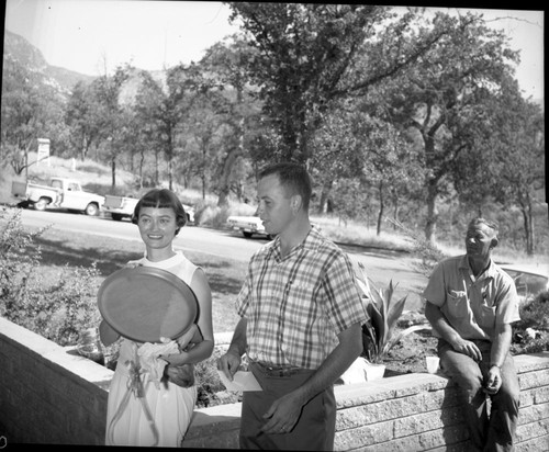 NPS Individuals, Lorne West and wife, farewell coffee, Lee Stiltz on right