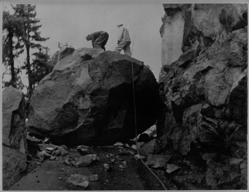 Floods and Storm Damage, Rock removal. Unknown Date