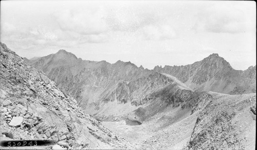 Glaciated Canyons, View north towards Center Basin