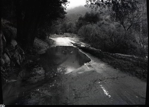 Floods and Storm Damage, Road damage after flood of 12/23/55