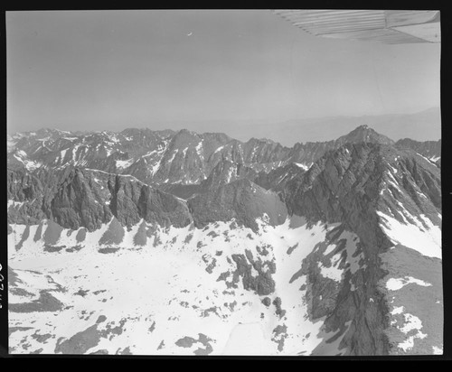 Foresters Pass, view north (aerial view)