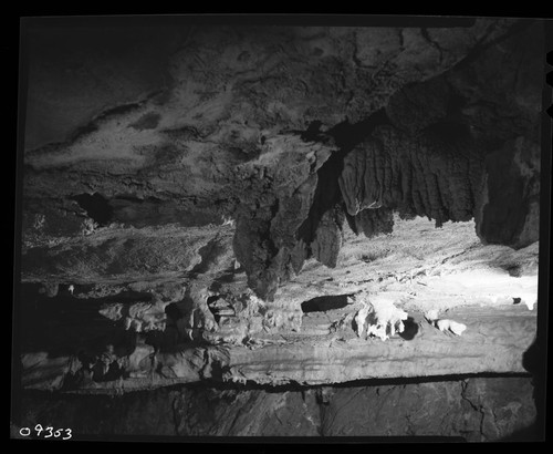 Crystal Cave Interior Formations, Solution remnant, Junction Room