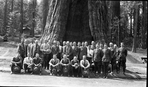 NPS groups, Ranger Conference at Sentinel Tree. Col. John R. White