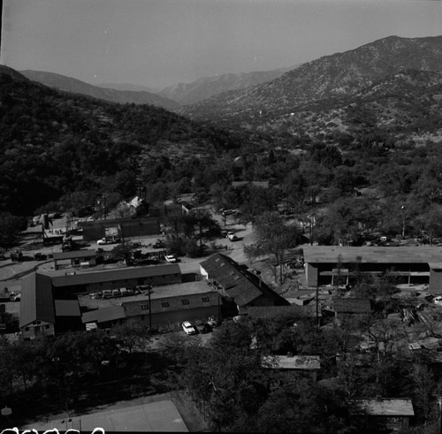 Aerial Views, Ash Mountain Headquarters. Buildings and Utilities