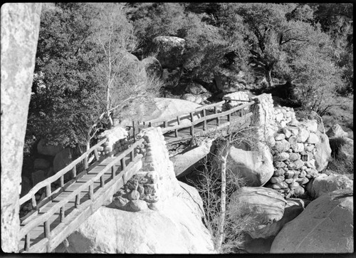 Bridges, Hospital Rock Bridge showing decay