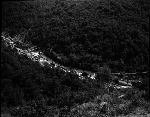 Buildings and Utilities, Flume intake viewed from Generals Highway