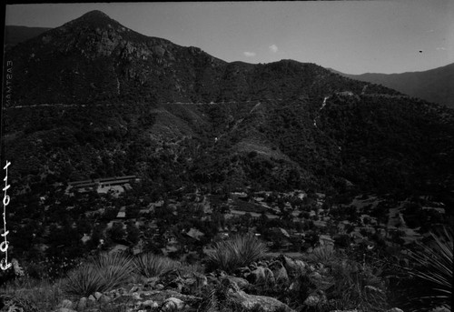 Buildings and Utilities, Ash Mountain Headquarters (from Yucca Point)