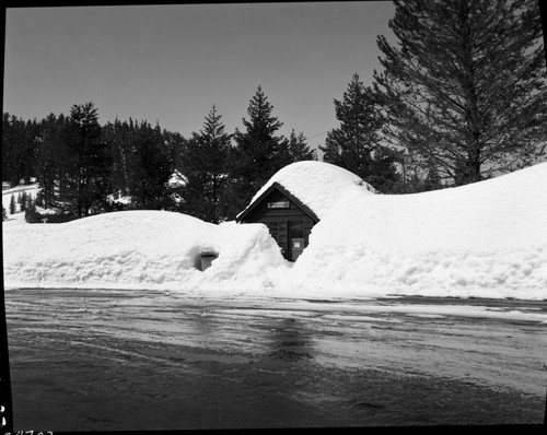 Winter Scenes, Ranger Station, Ranger Hut at Wolverton