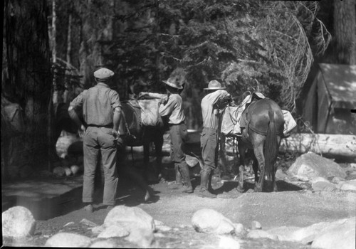 Ranger Activities, packing for fish planting trip, Misc. Resource Management Concerns, stock use