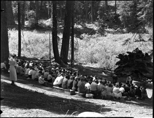 Misc. Groups, Religious Services, Church of the Sequoias. Misc. Visitor Activities