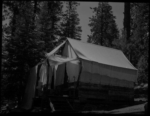 Buildings and Utilities, Tent Cabins at Lodgepole