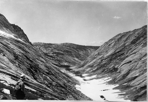 Glaciated Canyons, Upper Deadman Canyon. Exfoliation