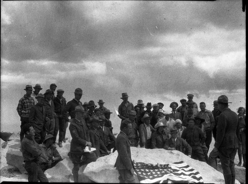 Dedications and Ceremonies, Trail Dedication ceremony on summit