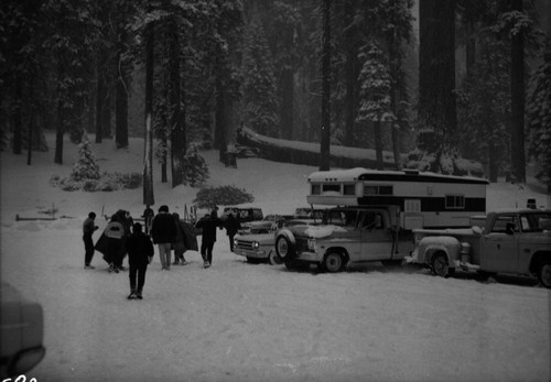 Nation's Christmas Tree Ceremony, 1971. Parking