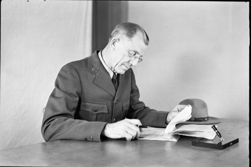 NPS Individuals, Chief Park Ranger John H. Wegner — Calisphere