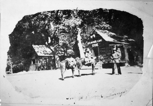 Backcountry Cabins and Structures, Stock Use, Kanawyers Camp Store near Copper Creek. Unknown Date