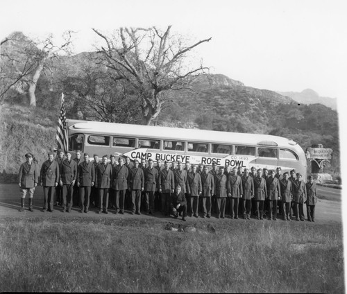 CCC Camp Buckeye trip to Rose Bowl. [8x10 print]