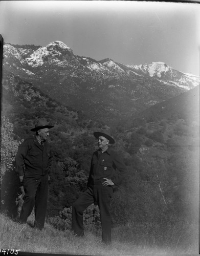 NPS Groups, Clarence Fry and John Wegner just prior to their retirement